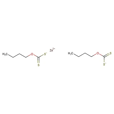 10 TONS150-88-9 O-butyl Hydrogen Dithiocarbonate,zinc Salt Rubber Accelerator ZBX C10H20O2S4Zn