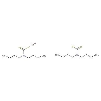 100kg 136-23-2 Zinc Dibutyl Dithiocarbamate ZDBC（BZ）C18H36N2S4Zn