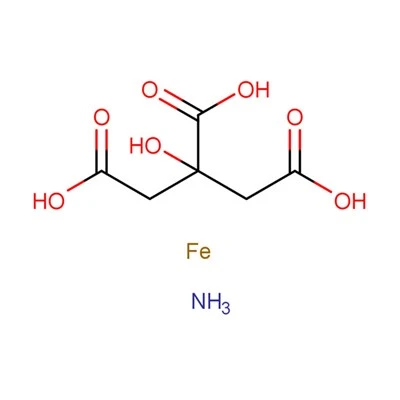1185-57-5 Ammonium Ferric Citrate C6H11FeNO7