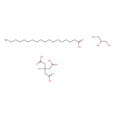 1ton 1337-34-4 Citric Acid Fatty Acid Glyceride C28H54O12