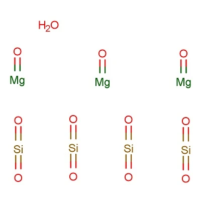 1ton 14807-96-6 UNII:7SEV7J4R1U 3MgO.4O2Si.H2O