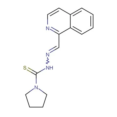 24898-62-2 N2-[(Isoquinolin-1-yl)methylene]-1-pyrrolidinecarbothiohydrazide C15H16N4S