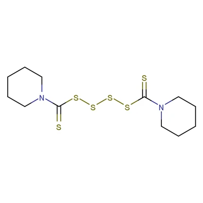 CAS 120-54-7 Bis(pentamethylene)thiuram tetrasulfide；tetrasulfide,bis(piperidinothiocarbonyl); soxinoltra