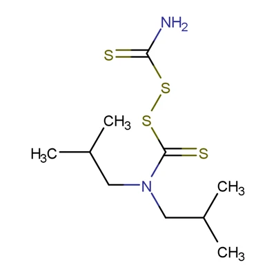 CAS：3064-73-1 Thioperoxydicarbonic diamide ([(H2N)C(S)]2S2), tetrakis(2-methylpropyl)-；TiBTD; ISOBUTYL TUADS