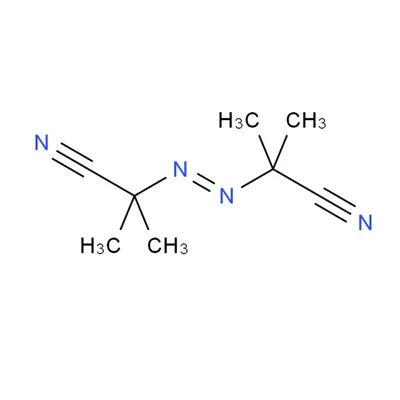 78-67-1 2,2'-Azobis(2-methylpropionitrile) AIBN Porofor-57 C8H12N4