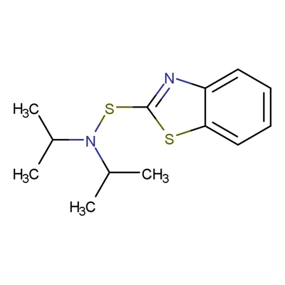 CAS:95-29-4 Accelerator DIBS;N,N-DIISOPROPYLBENZOTHIAZOLE-2-SULFENAMIDE