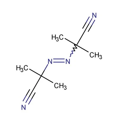 100kg 99.99% 78-67-1 A,a'-azobisisobutyronitrile C8H12N4